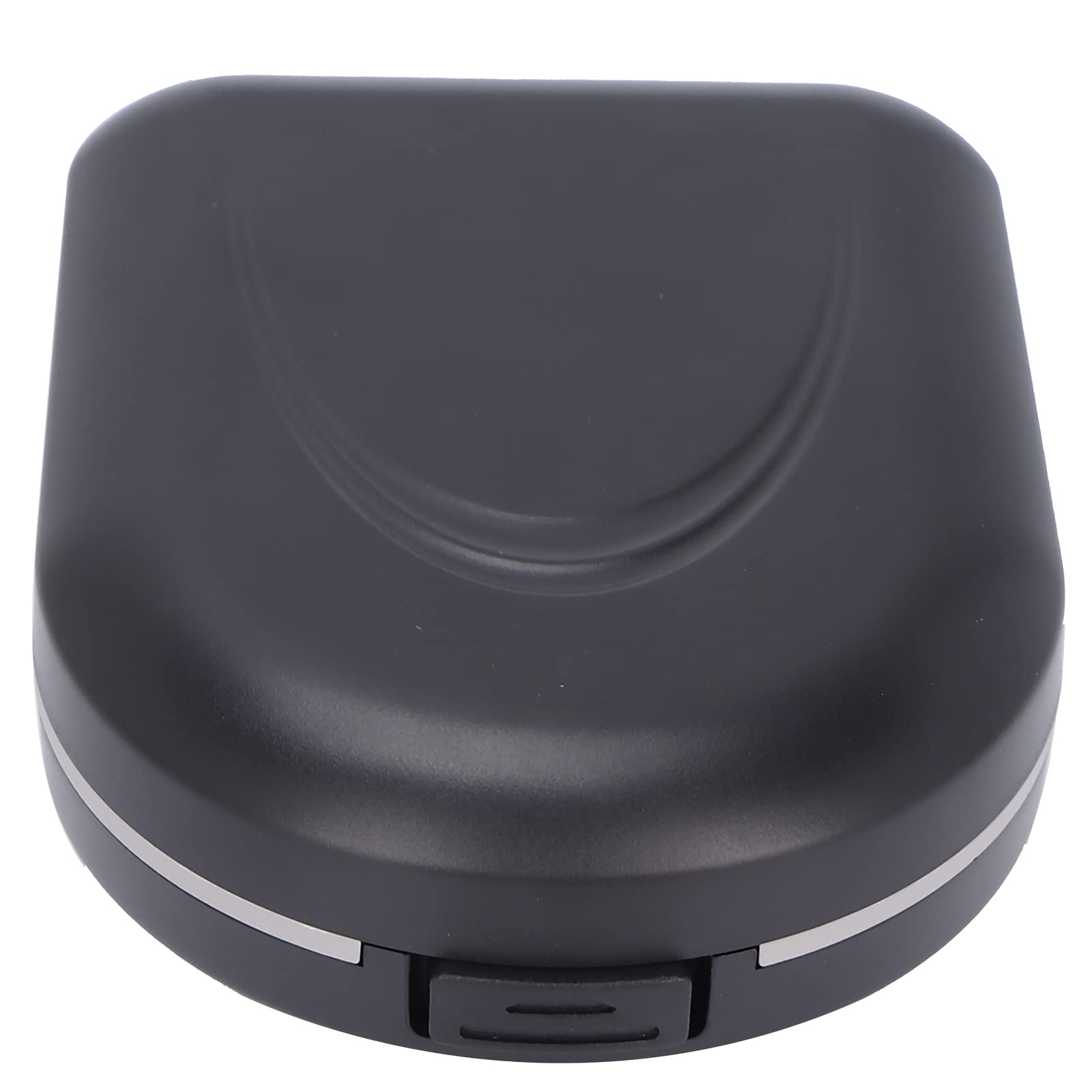 Premium Black Hearing Aid Case - Durable & Compact Storage Box for Hearing Devices | Portable Organizer with Secure Protection | Perfect for Travel, Home & Daily Use