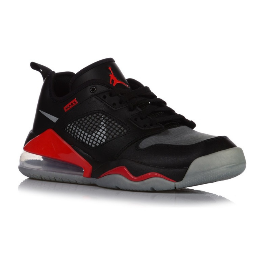 Jordan Mars 270 Low Sneakers - Camo Black Red Basketball Shoes for Men - Comfortable Athletic Shoes for Running, Training & Casual Wear