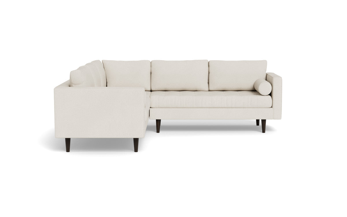 Ladybird 103 Corner Sectional Sofa - Modern L-Shaped Couch for Living Room, Family Room & Small Spaces | Comfortable Fabric Upholstery, Sturdy Frame | Perfect for Apartments, Condos & Home Theater Seating