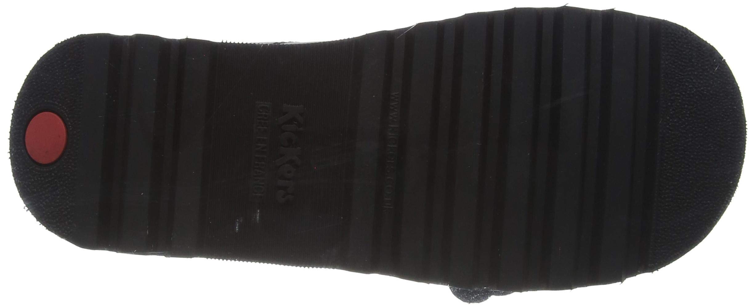 Kickers Men's Kick Lo Core Black Leather Casual Shoes - Stylish & Comfortable for Everyday Wear, Work & Outdoor Activities
