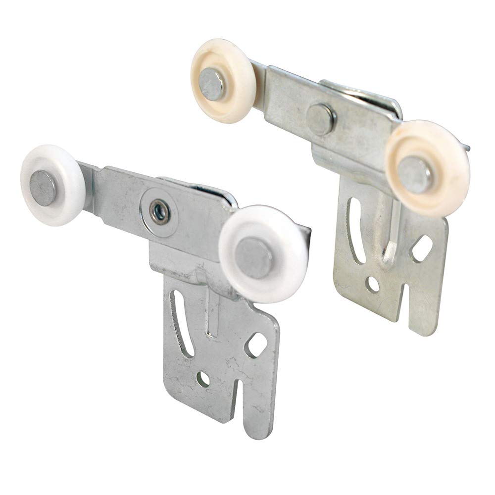 Prime-Line N 7540 Sliding Closet Door Tandem Roller Kit (2 Pair) - Heavy Duty Replacement Wheels for Smooth Gliding - Perfect for Bedroom, Walk-in Closet and Wardrobe Doors