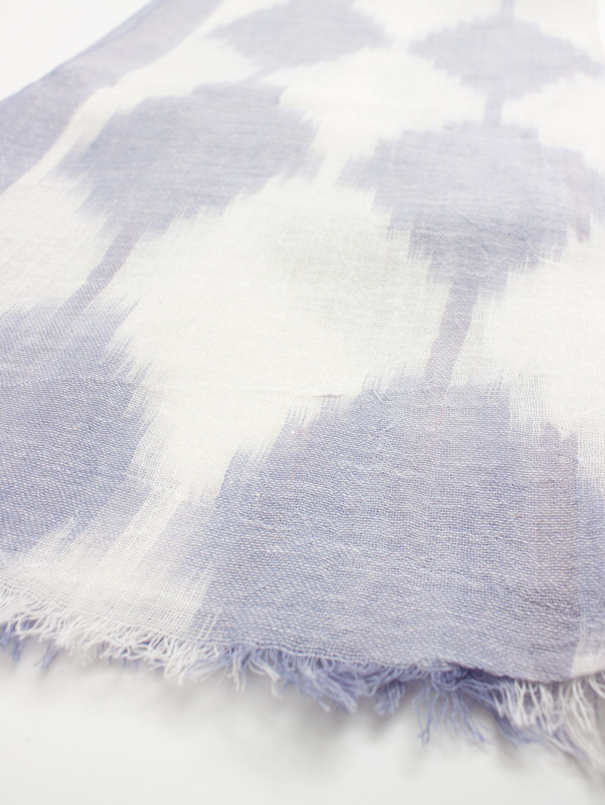 Lilac Diamond Ikat Scarf - Elegant Floral Print Fashion Accessory for Women | Perfect for Parties, Weddings & Everyday Wear
