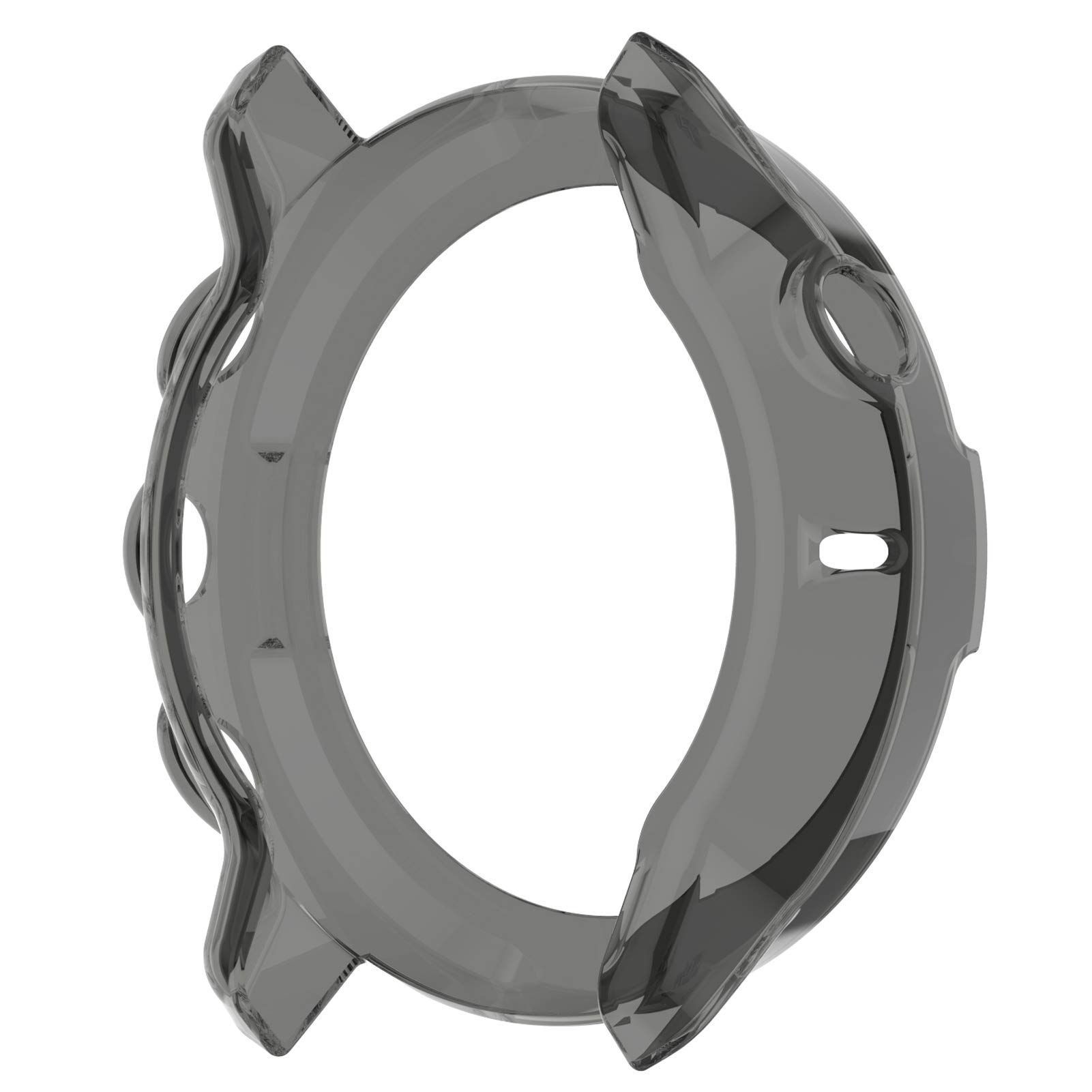 Premium Silicone Case for Suunto 7 GPS Sports Smart Watch - Soft Anti-Slip Shockproof Protective Cover - Durable & Lightweight (Black) - Ideal for Running, Hiking & Outdoor Activities