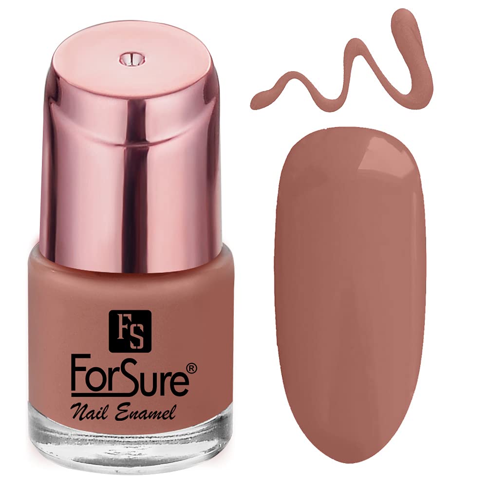 ForSure® Long-Lasting Liquid Matte Lipstick & Nail Polish Set - Waterproof, Smudge-Proof (Glossy Nude & Peach Nude Shades) | Perfect for Daily Wear, Parties & Special Occasions