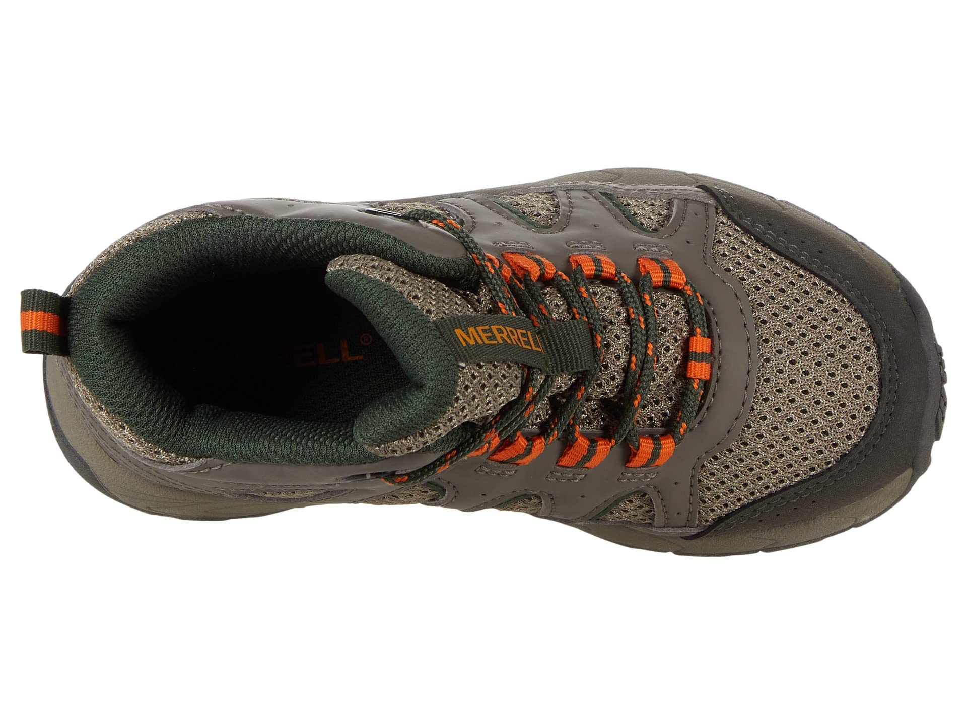 Merrell Kids Oakcreek Mid Waterproof Hiking Boots - Lightweight & Durable Outdoor Shoes for Boys & Girls - Perfect for Trail Hiking, Camping & Outdoor Adventures