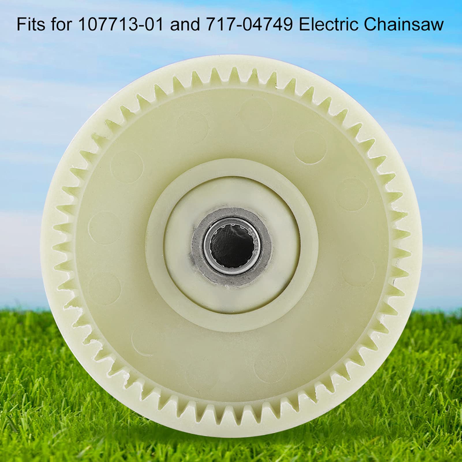 Electric Chainsaw Inner Gear Replacement - Compatible with 107713-01 & 717-04749 Models - Durable Plastic Drive Sprocket for Smooth Operation - Perfect for Wood Cutting, Tree Trimming, and DIY Home Projects