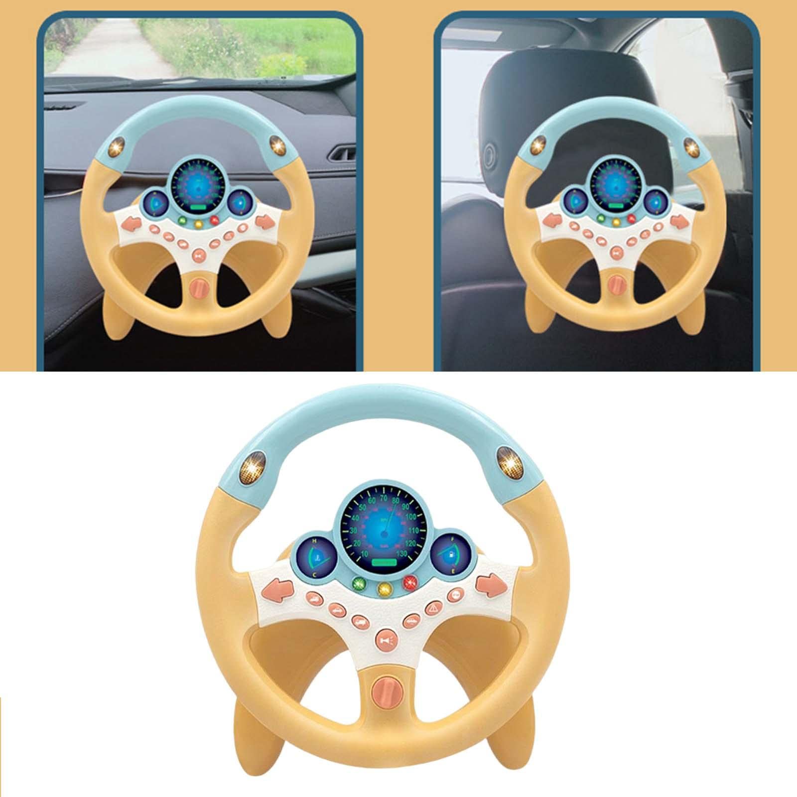 Interactive Electric Simulation Steering Wheel Toy for Babies - Fun Learning & Music Play - Perfect for Car Playtime & Early Childhood Development