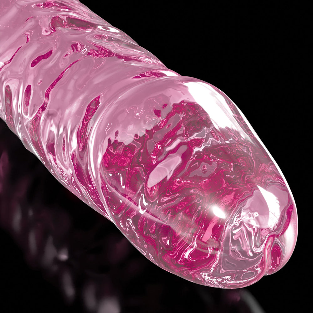 Realistic Glass Dildo with Suction Cup - Icicles No. 86 - Perfect for Solo Play, Couples & BDSM Scenes