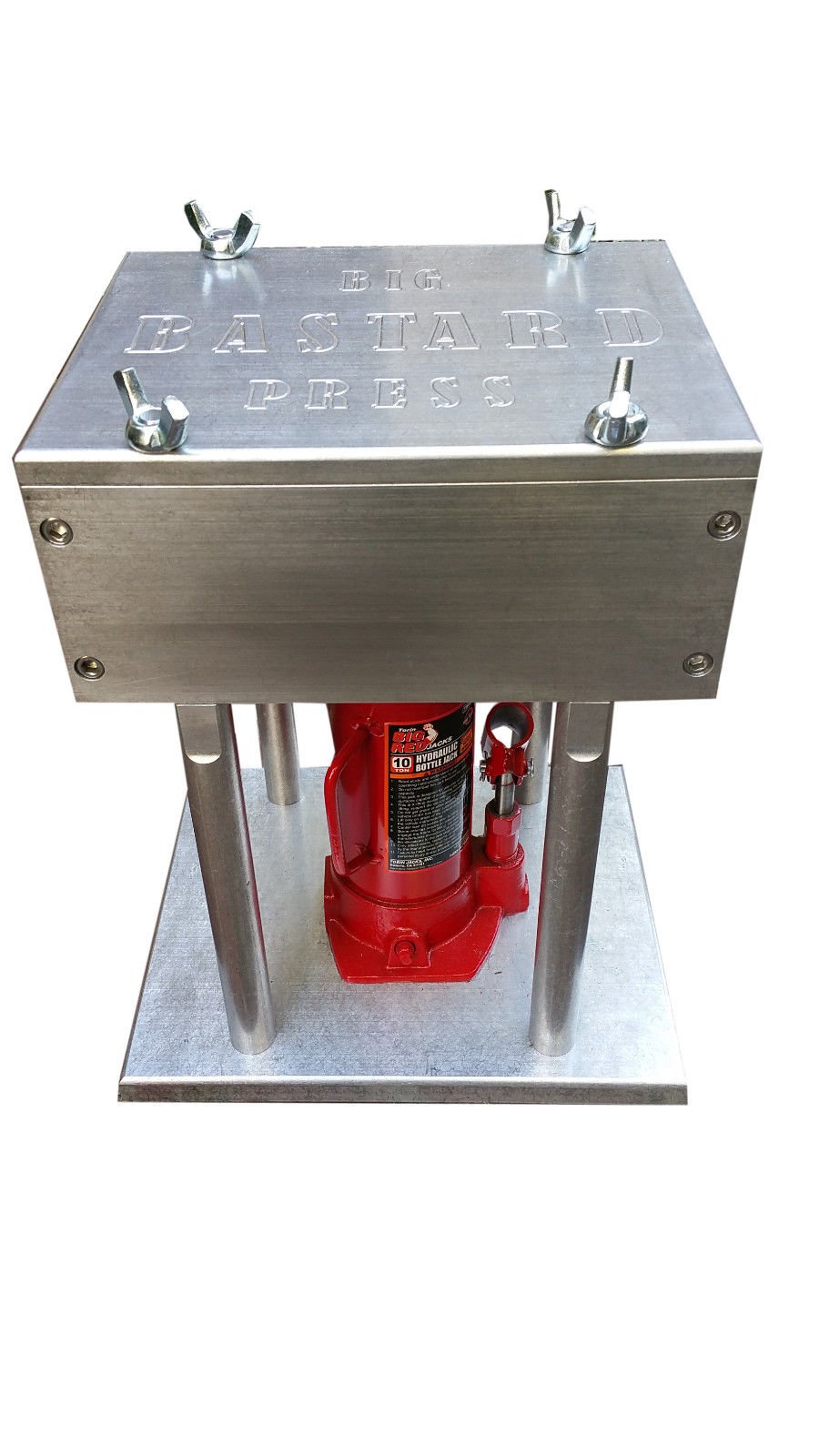10-Ton Hydraulic Press - Heavy Duty Aircraft Aluminum Frame, 20,000 Lbs Pressure Capacity (2/4/8/10 Ton Options) - Made in USA - Perfect for Metalworking, Automotive Repair & Industrial Applications