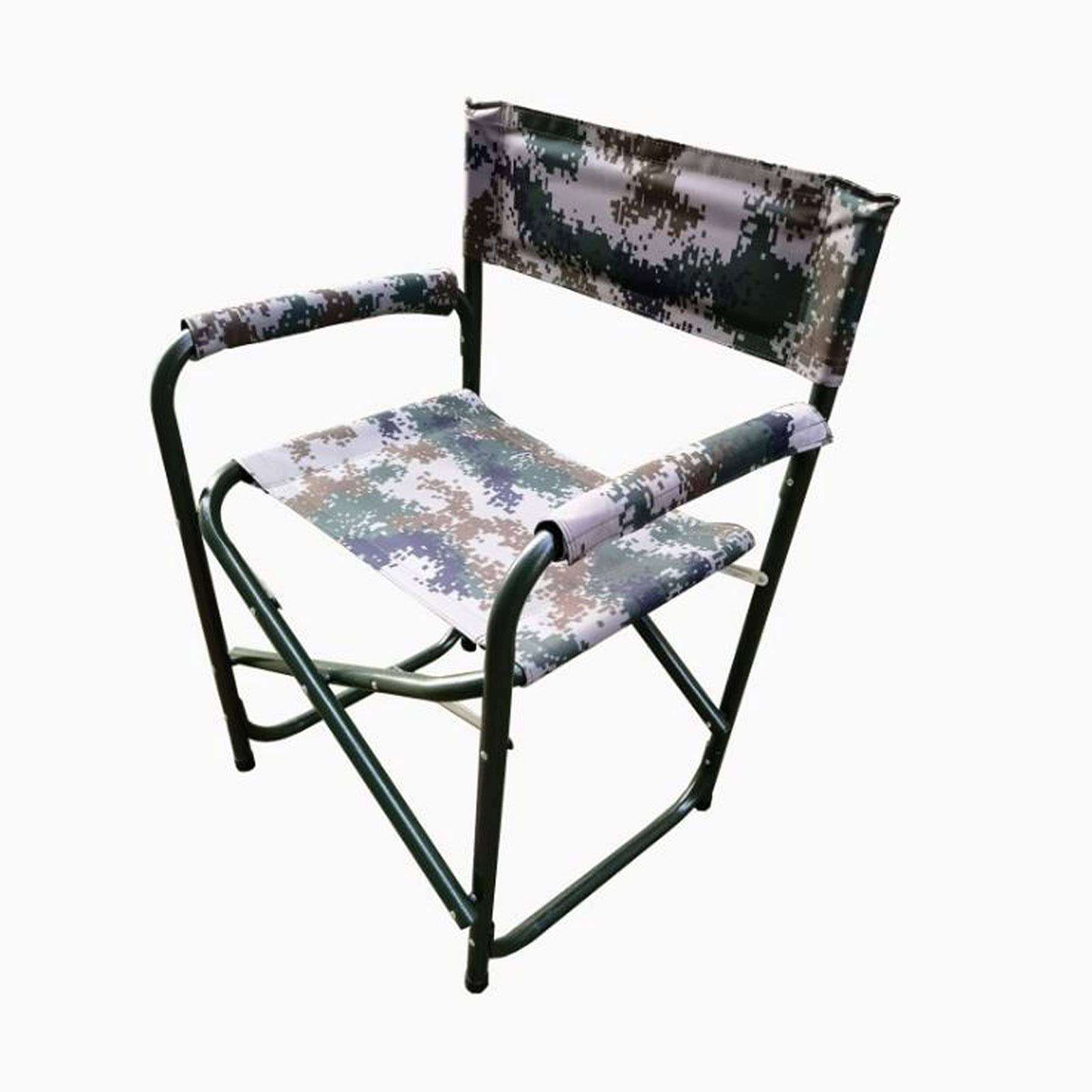 Portable Folding Camping Chair - Lightweight Outdoor Director Stool for Camping, Picnic, Fishing, BBQ, Beach & Garden Use | Compact & Foldable Design for Easy Storage & Transport