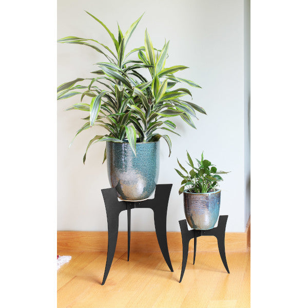 Ibex Plant Stand - Modern Indoor & Outdoor Flower Pot Holder for Home Decor, Garden, Patio, Balcony | Sturdy & Stylish Plant Shelf for Succulents, Herbs, Flowers