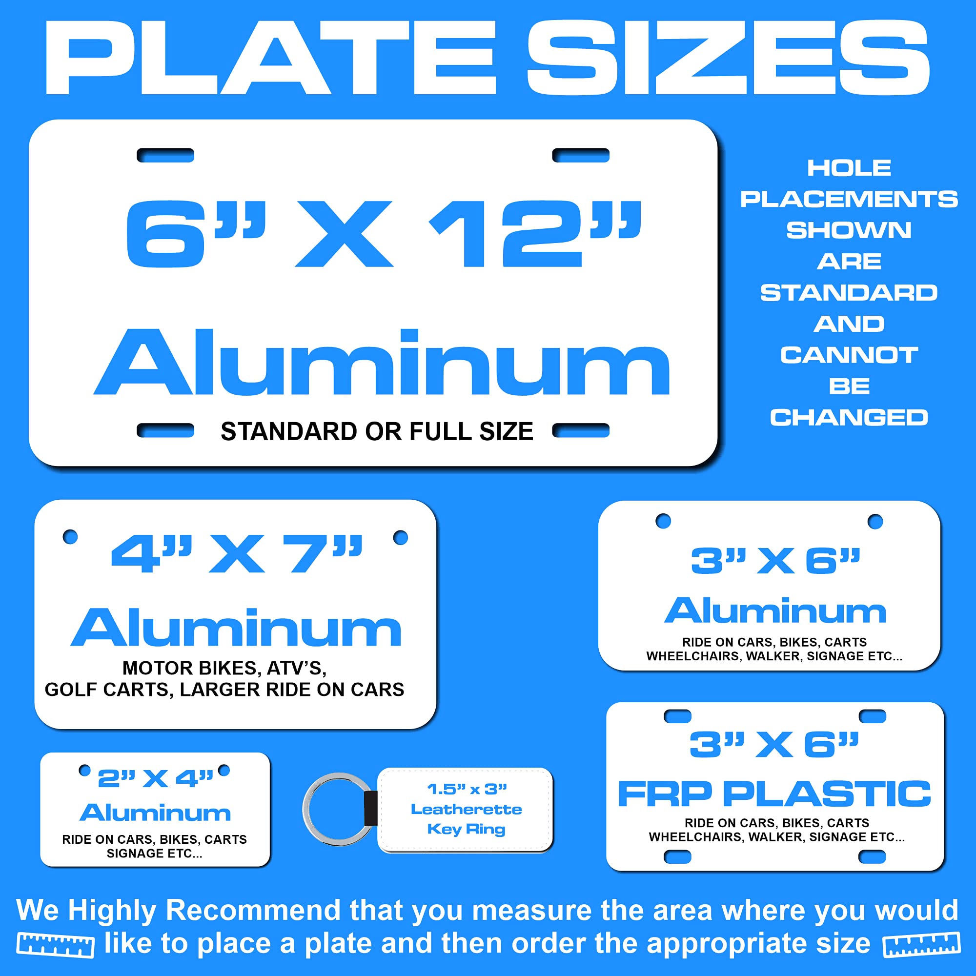 Personalized Alaska License Plate - Custom Metal Plates for Cars, Trucks, Bikes & Keychains (3