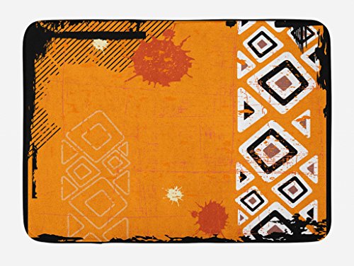 Black Orange and White