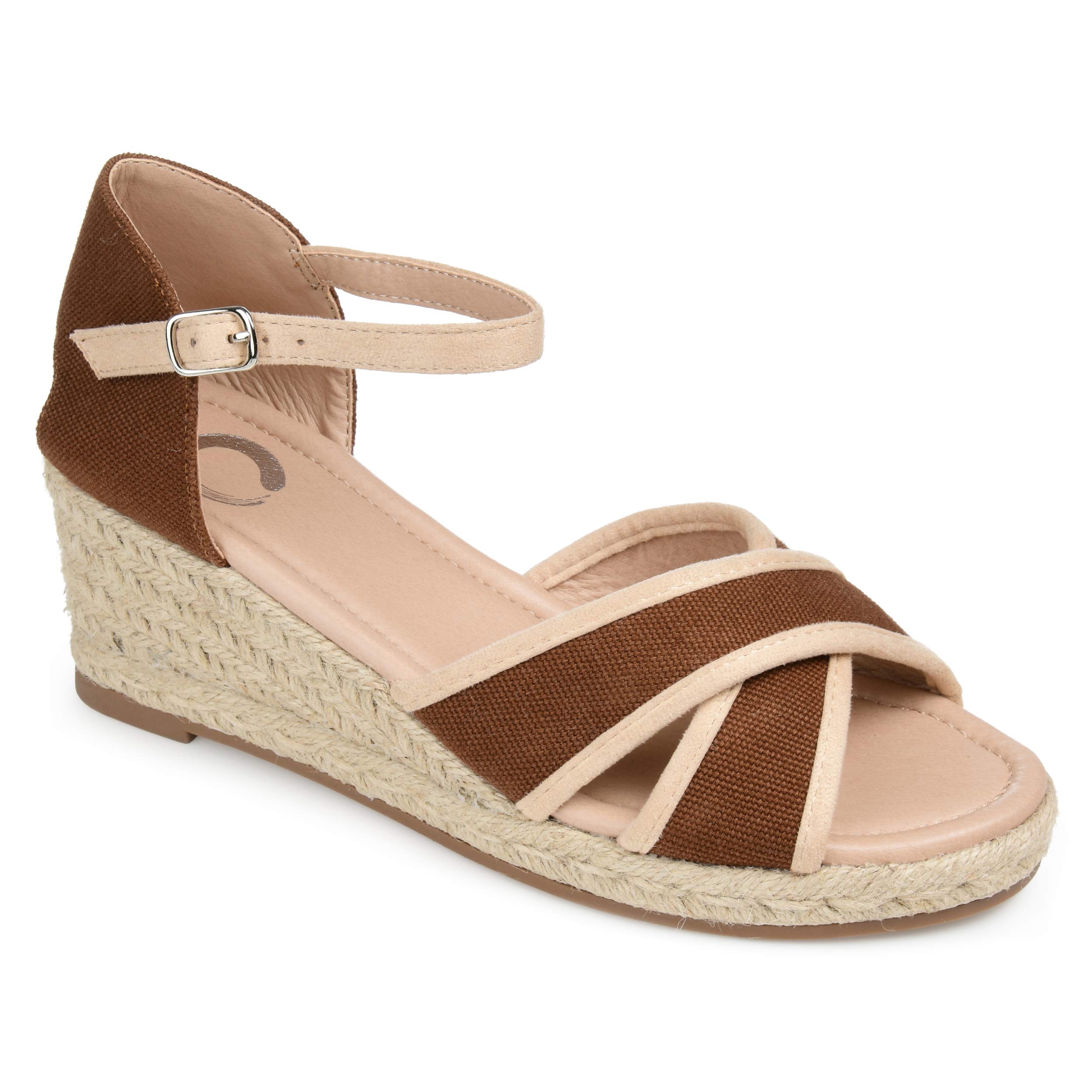 Journee Collection Women's Comfortable Wedge Heels - Stylish Casual & Dress Shoes for Work, Party, and Everyday Wear