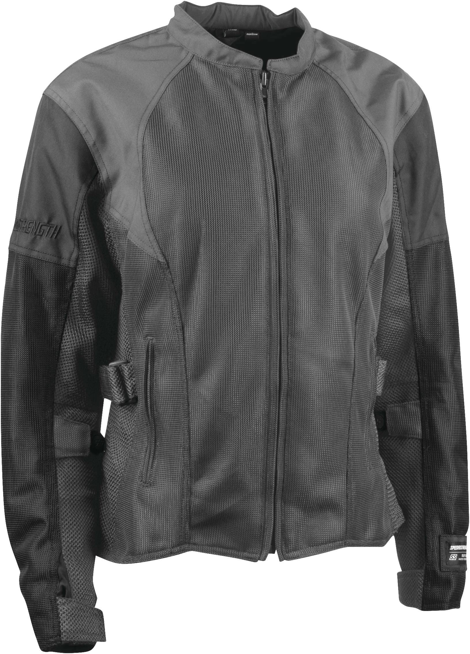 Speed and Strength Women's Radar Love Mesh Motorcycle Jacket - Grey/Black - Medium - Lightweight & Breathable for Summer Riding & Outdoor Adventures