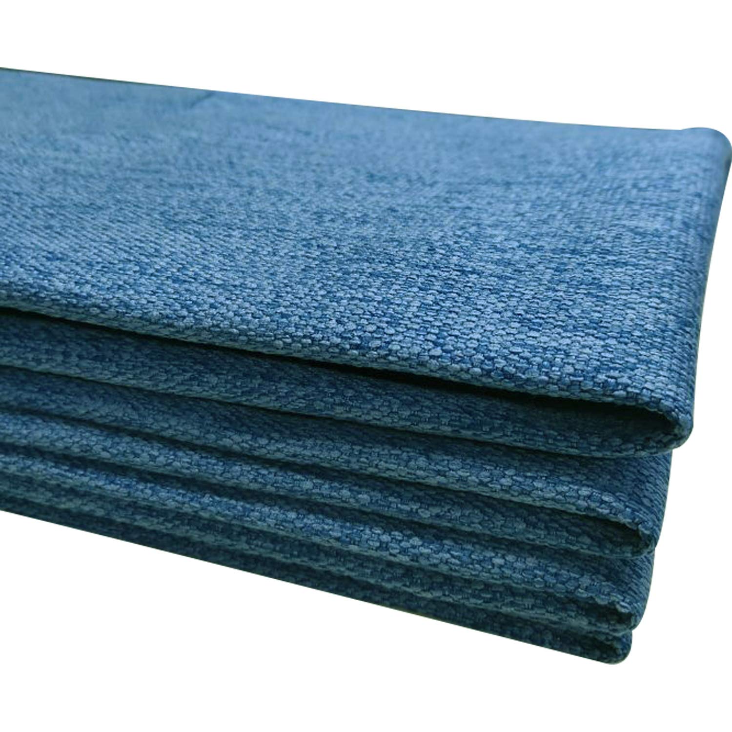 WOWMAX Blue Triangle Pillow Cover for Reading, Bolster, Headboard, Backrest - California King Size - Perfect for Bed, Sofa, and Office Comfort