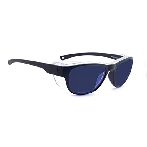 Shade #5 Glassworking Safety Glasses - UV Protection, ANSI Z87.1 Certified, 55/45-20-130 Plastic Frame for Welding, Torching & DIY Projects - Perfect for Metalwork, Jewelry Making & Studio Art