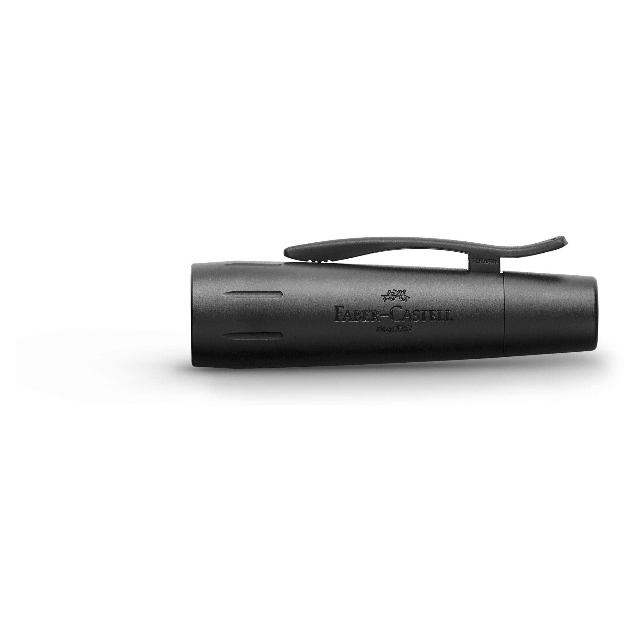 Faber-Castell E-Motion Pure Black Rollerball Pen - Premium Writing Instrument for Professionals & Students - Perfect for Office, School & Signature Documents