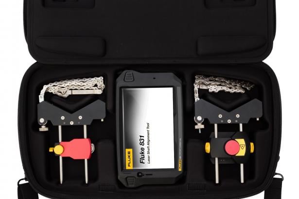 Fluke 831 Professional Laser Shaft Alignment Tool for Industrial Machinery - Accurate Motor & Pump Alignment for Maintenance Engineers