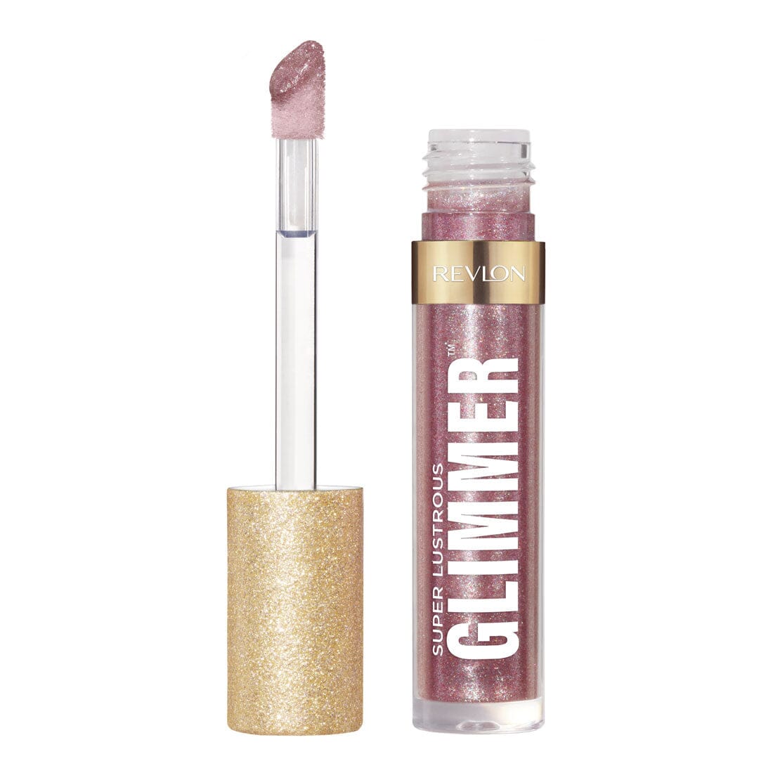 Revlon Super Lustrous Glimmer Gloss - Lavender Lust Shimmer Lip Gloss, 3.8ml | Hydrating, Non-Sticky Formula for Everyday Wear & Special Occasions