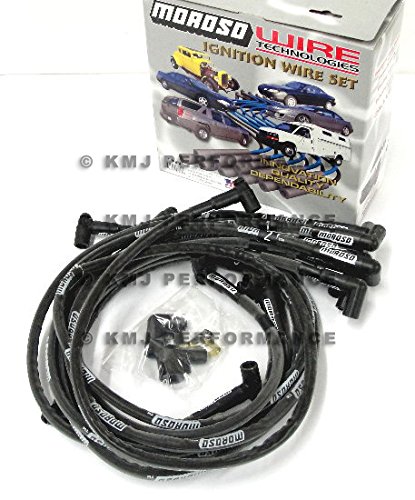 Moroso 9766M High Performance Spark Plug Wire Set - Compatible with Most Vehicles - Perfect for Engine Tuning, Racing & Automotive Maintenance