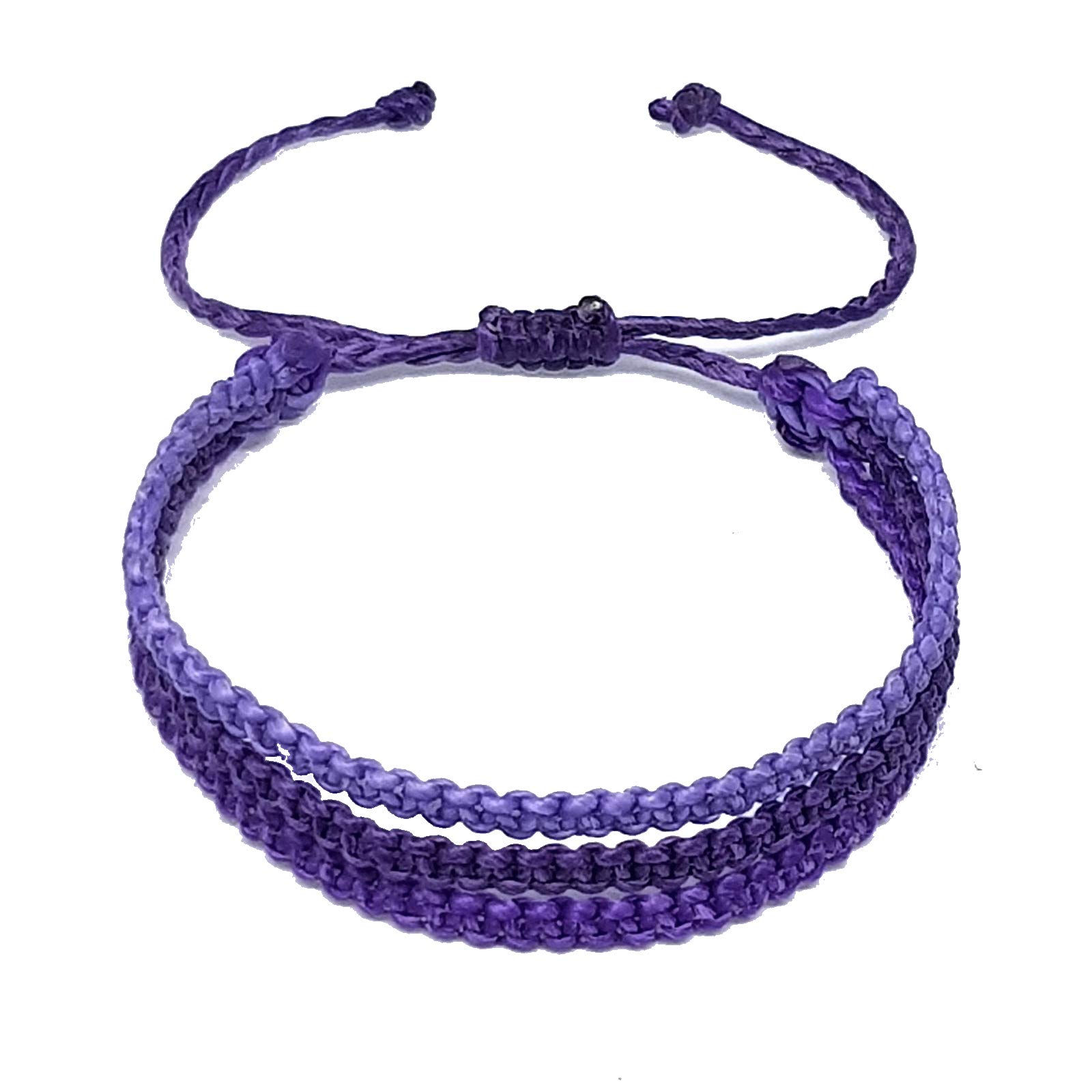 Handmade Thai Woven Triple Stack Bracelet Set - Adjustable Wax Cotton Cord Wristbands for Women & Men | Unisex Boho Friendship Bracelets | Perfect for Festivals, Gifts & Everyday Wear