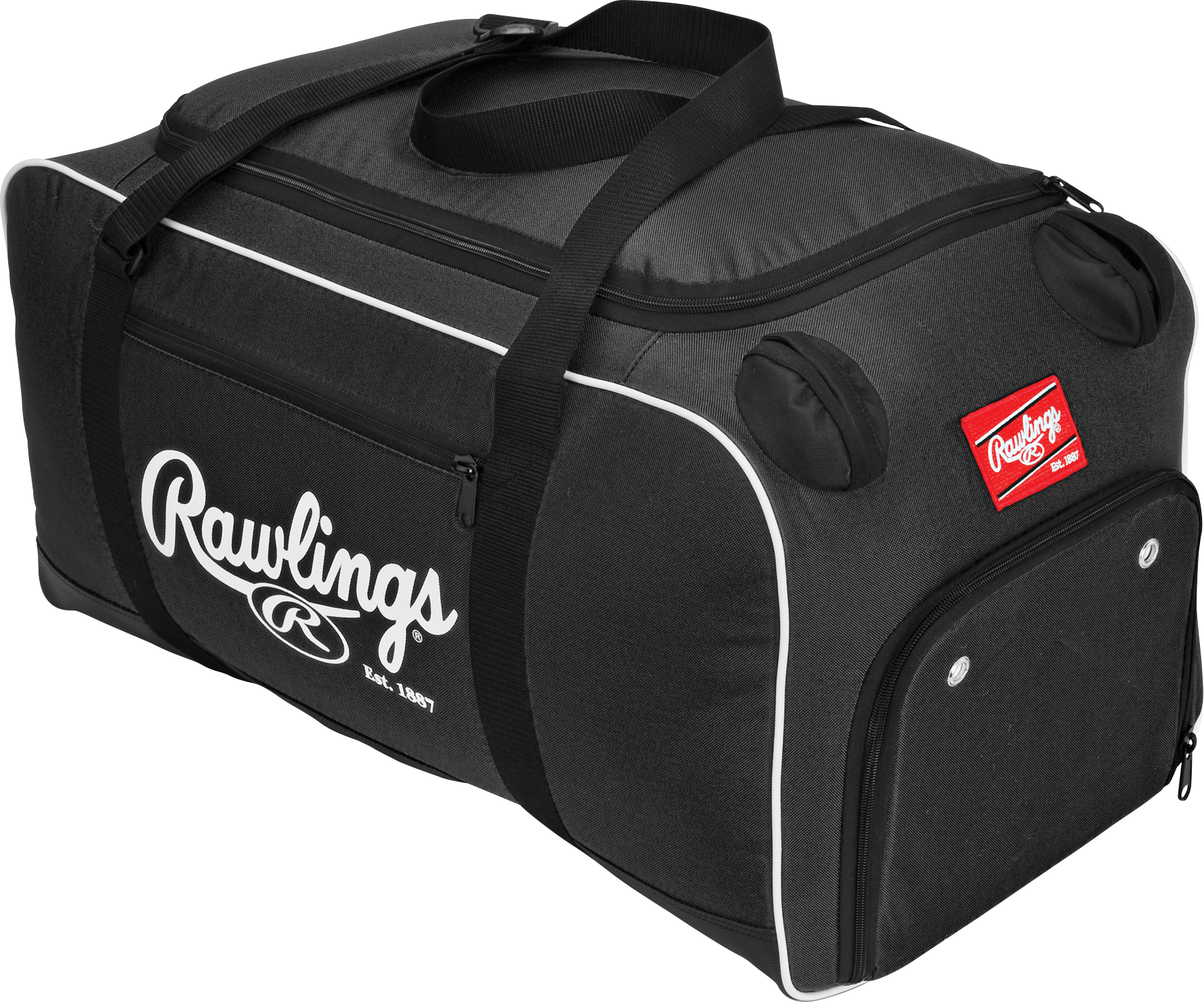 Rawlings Covert Duffle Bag - Large Sports Gym Bag for Baseball, Football & Travel - Water-Resistant Durable Athletic Gear for Men & Women - Perfect for Gym, Workouts & Weekend Getaways