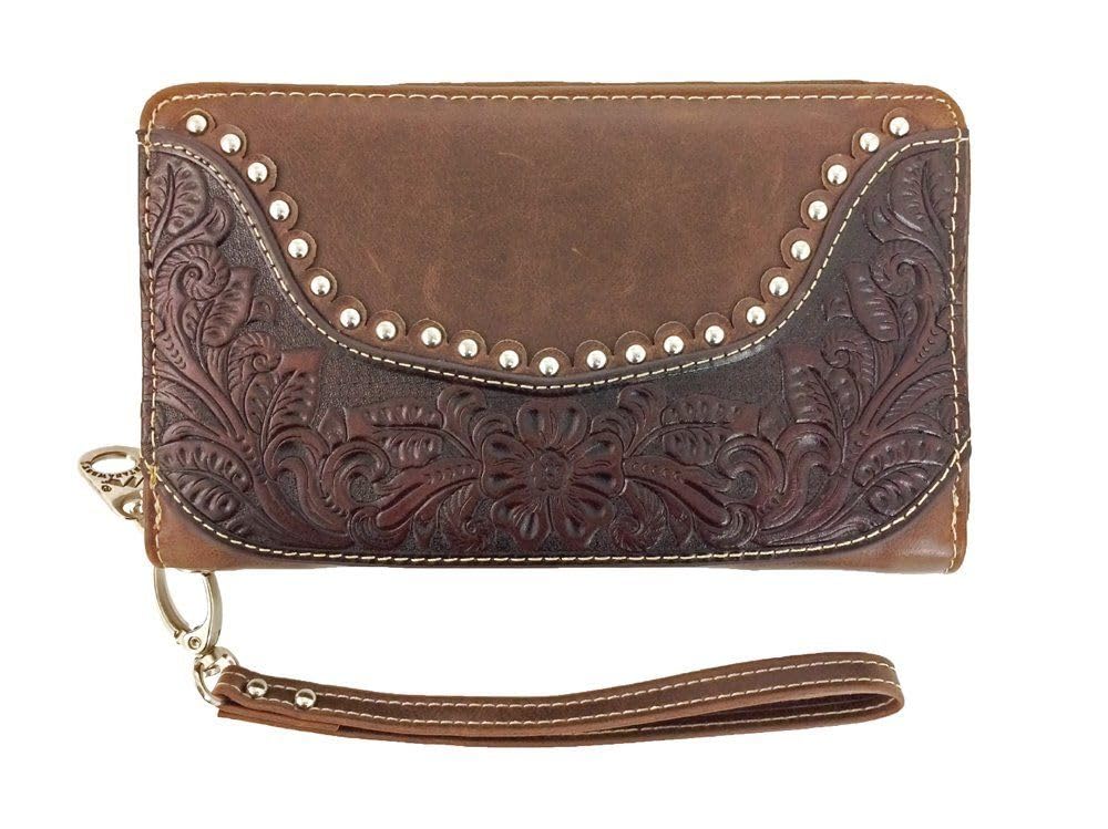 Montana West Women's Concealed Carry Purse with Wallet Set - Floral Embroidery, Large Size for Everyday Use | Perfect for Travel, Shopping & Outdoor Activities