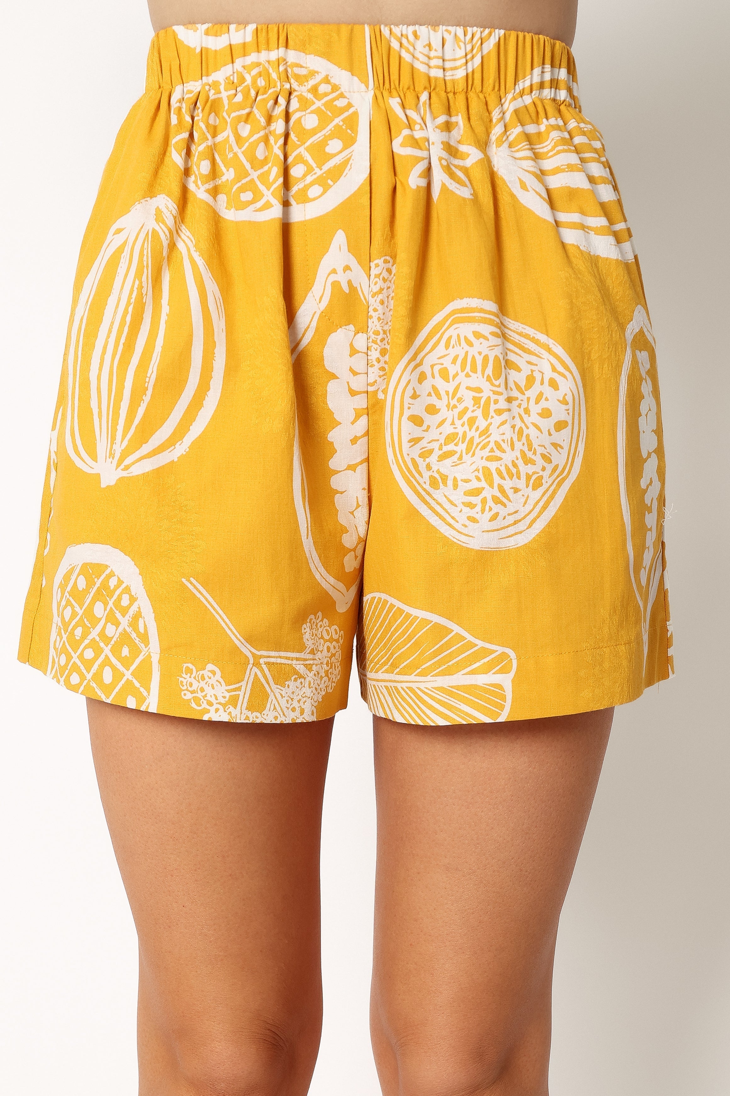 Bonnie Women's Two Piece Outfit Set - Stylish Yellow Matching Top & Bottom for Casual Wear, Summer Outfits, Beach Vacation & Date Night