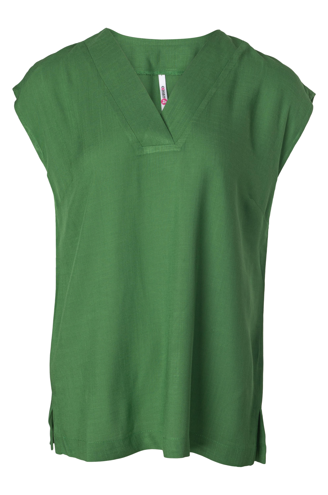 Women's Sleeveless V-Neck Casual Top - Soft Avocado Green Summer Blouse for Work & Weekend | 3301A1 | Perfect for Office Wear, Date Night & Vacation Outfits