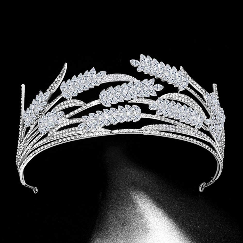 Sparkling Crystal Wedding Tiara - Elegant Rhinestone Bridal Hair Crown for Bride, Bridesmaids & Prom | Perfect for Weddings, Proms, Pageants & Special Occasions