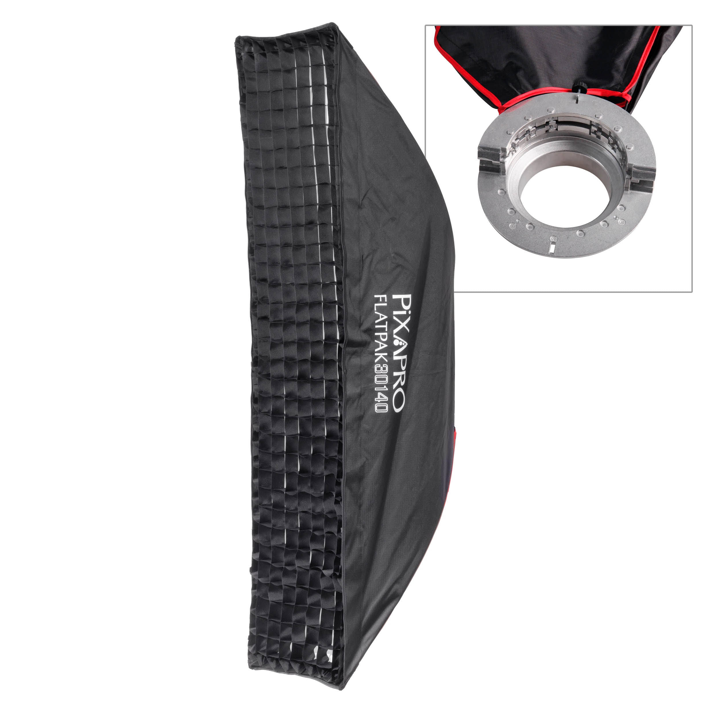 30x140cm Easy Open FlatPak Strip Softbox with Two Diffusion Layers - Patented Design for Professional Photography & Video Lighting - Perfect for Studio, Portrait, and Product Shoots
