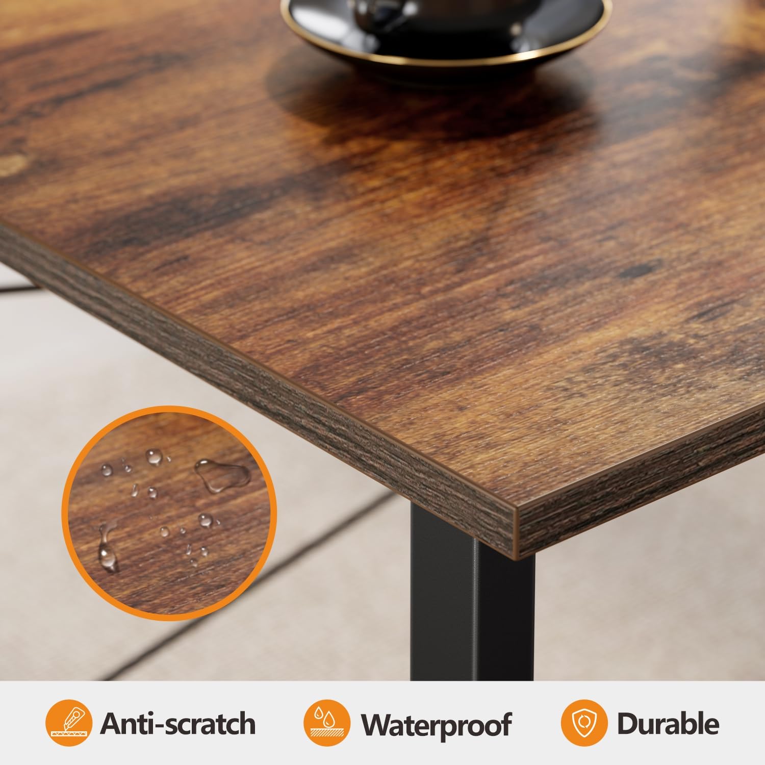 FEZIBO 32 Inch Small Computer Desk - Modern Simple Style Home Office Desk for PC, Study & Writing | Perfect for Small Spaces, Dorm Rooms & Apartment Workstations