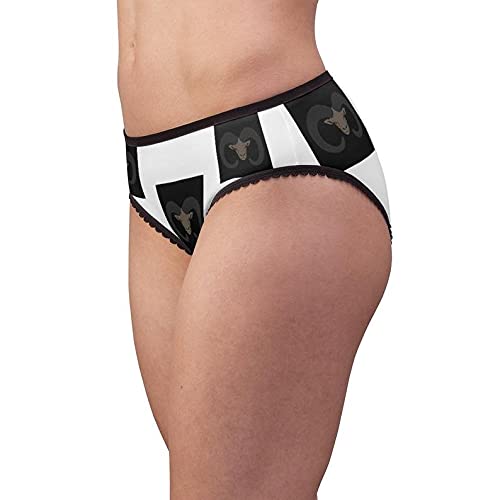 Ovis Mouflon Women's Cotton Briefs - Funny & Comfortable Underwear for Everyday Wear | Perfect for Gifts, Loungewear, and Casual Outfits