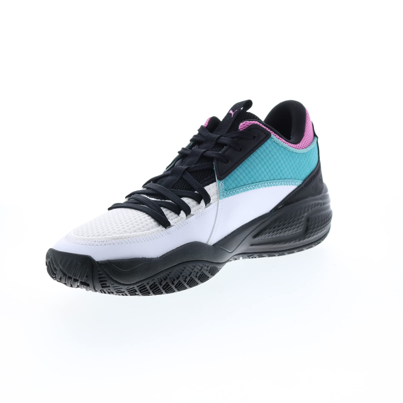 PUMA Men's Court Rider SWXP White Basketball Shoes - Size 10.5 | High-Performance Athletic Sneakers for Indoor & Outdoor Court Play