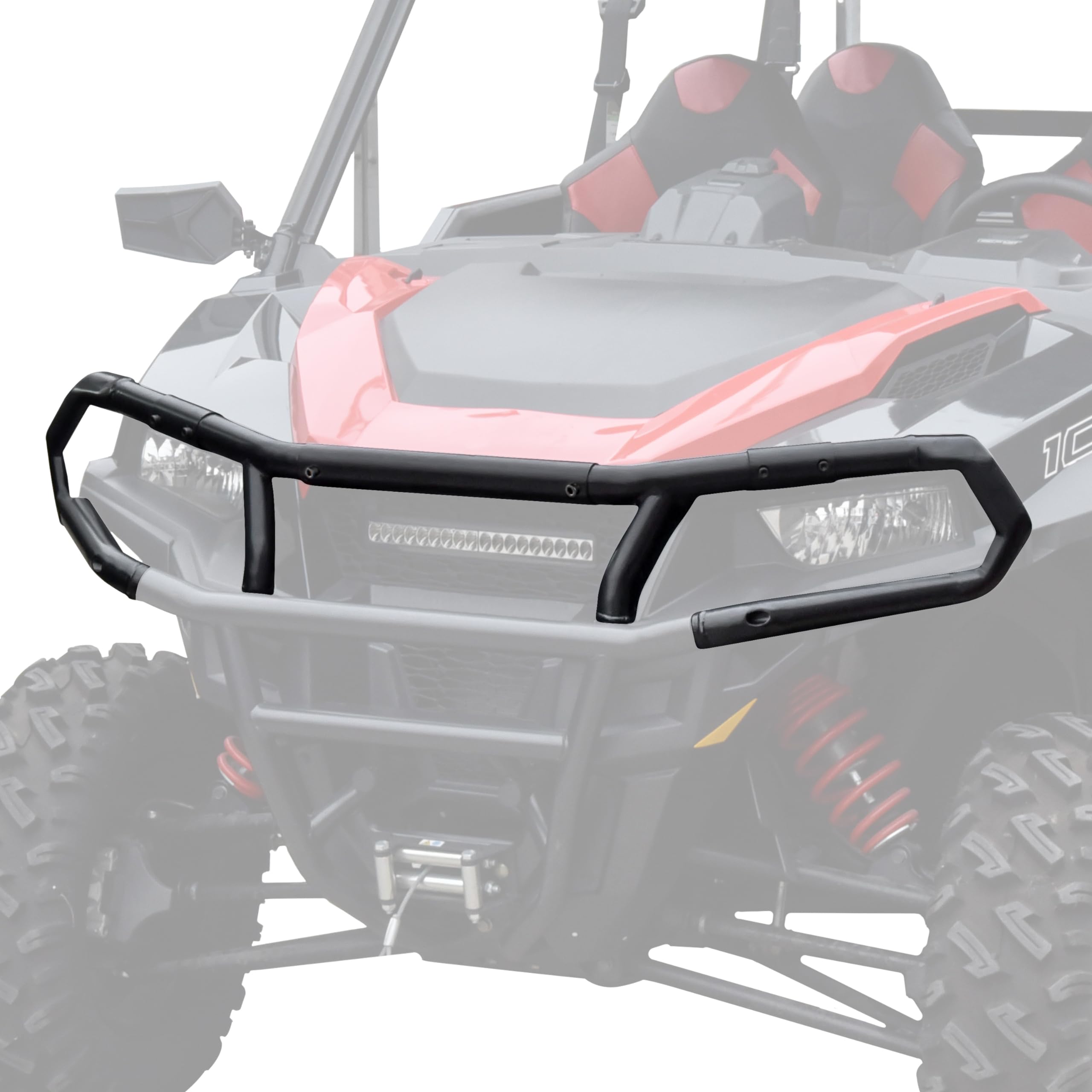 SAUTVS Heavy Duty Front Bumper & Brush Guard for Polaris General 1000 (2016-2025), General 4 1000 (2017-2025), General XP/XP 4 1000 (2020-2025) - Replacement Part #2881525 - Off-Road Protection & Style Upgrade for UTV Accessories