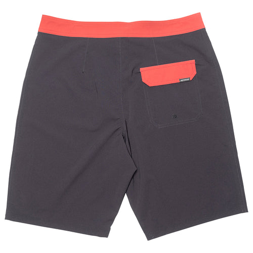 Burner 21 Men's Swim Trunks - Quick Dry Board Shorts for Swimming & Surfing | Black/Red Color | Perfect for Beach, Pool & Water Sports