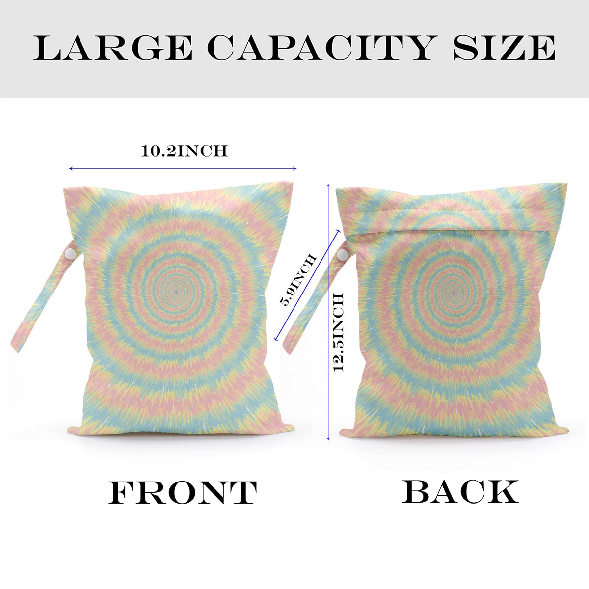 Waterproof Wet Dry Bag for Swimsuits & Beach Essentials - Travel, Pool, Gym & Vacation Must-Have - Perfect as Women's Gifts, Bachelorette Party Favors & Bestie Presents (Ideal for Beach Trips, Yoga Class & Weekend Getaways)