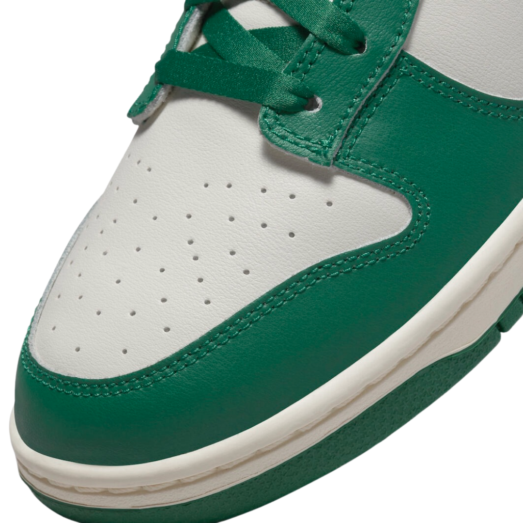 Nike Dunk Low Retro SE Sneakers - Pale Ivory & Black Malachite Colorway | Men's Basketball Shoes for Casual Wear & Street Style