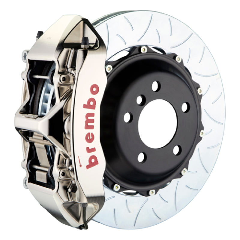Brembo GT 6-Piston Front Big Brake Kit for Dodge Challenger Charger Magnum 2006-2014 (SRT8 Only) - T3 Slotted Rotors - High Performance Braking Upgrade for Track & Street Racing