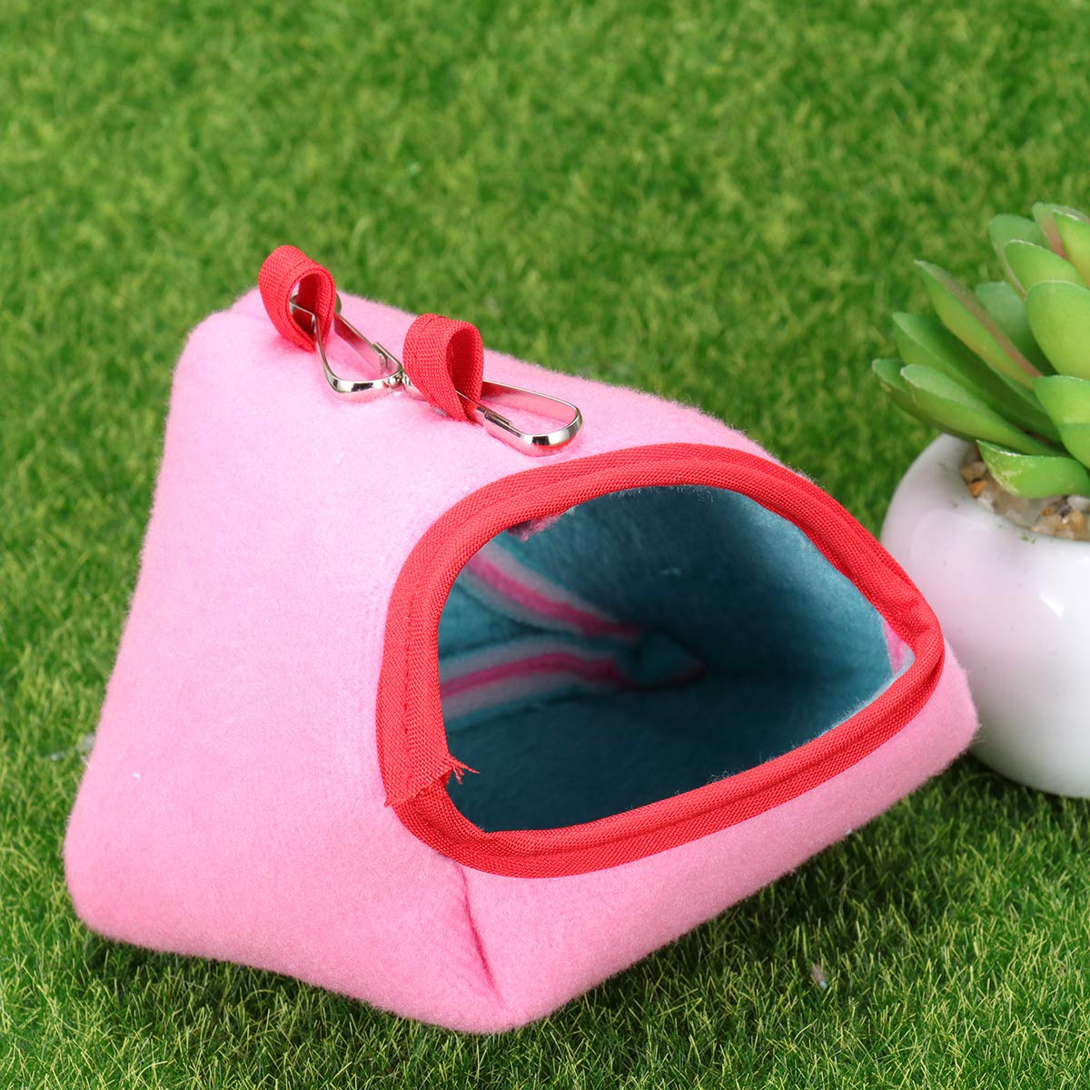 iplusmile Soft Cotton Hamster Bedding & Chinchilla Nest - Cozy Rat Bedding, Hedgehog Hammock, Small Animal Cave for Guinea Pigs, Rabbits, Mice - Perfect for Cages, Habitats & Play Areas