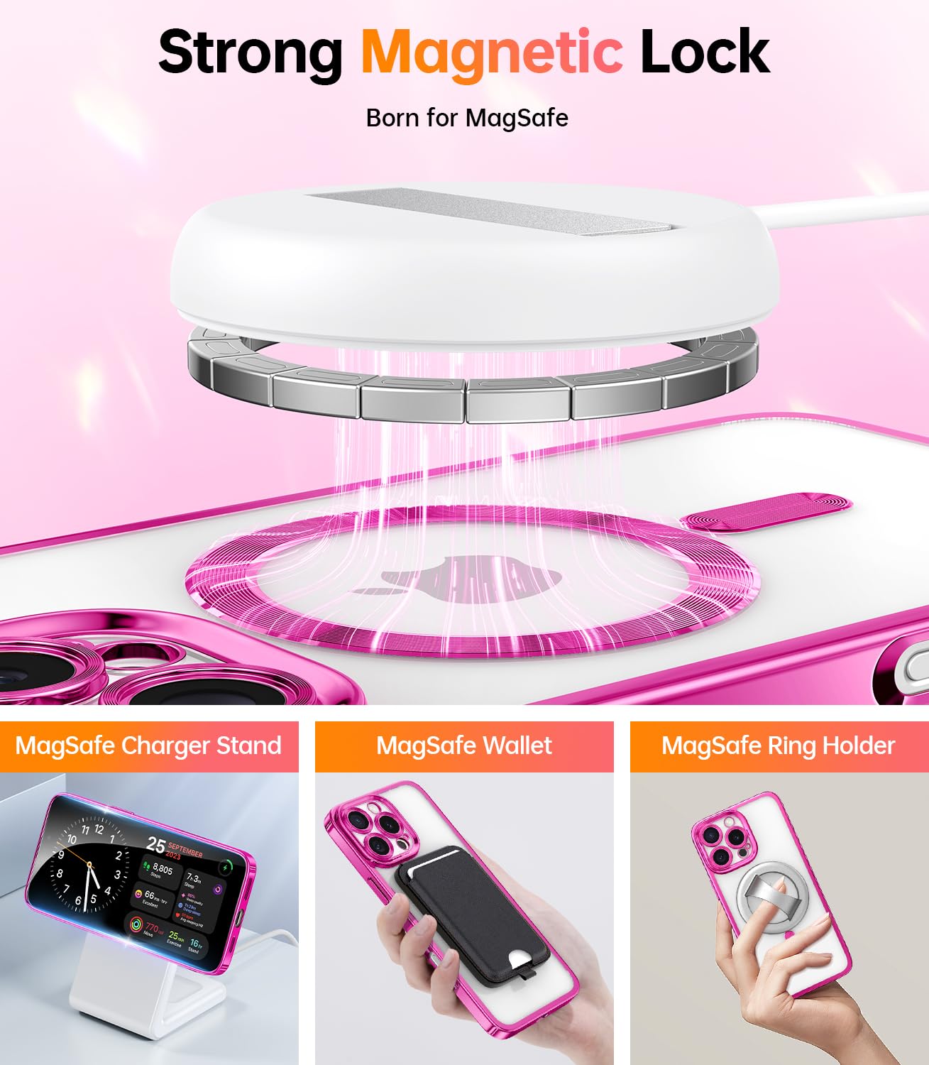 Meifigno Glitter iPhone 16 Pro Max Case 6.9