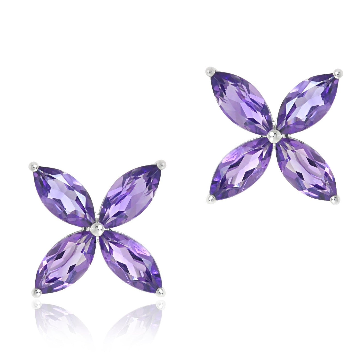 Stella Amethyst Earrings for Women – Elegant Purple Gemstone Jewelry for Parties, Weddings & Everyday Wear