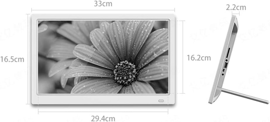 13.3 Inch Digital Picture Frame with IPS Screen - 1920x1080 Full HD Electronic Photo Album Display, Video Player & Digital Signage for Home, Office and Advertising Use