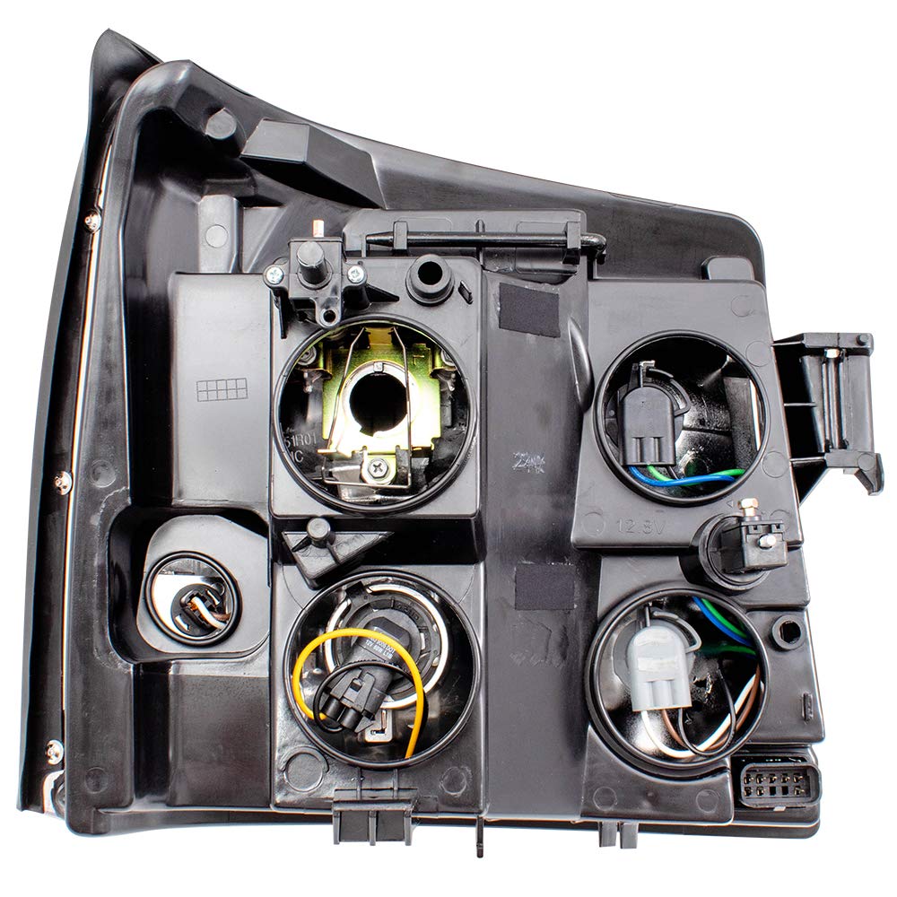Brock HID Headlight Replacement for 2003-2006 Cadillac Escalade ESV & EXT Pickup - Driver Side Headlamp Assembly - Improved Visibility for Night Driving & Off-Road Adventures