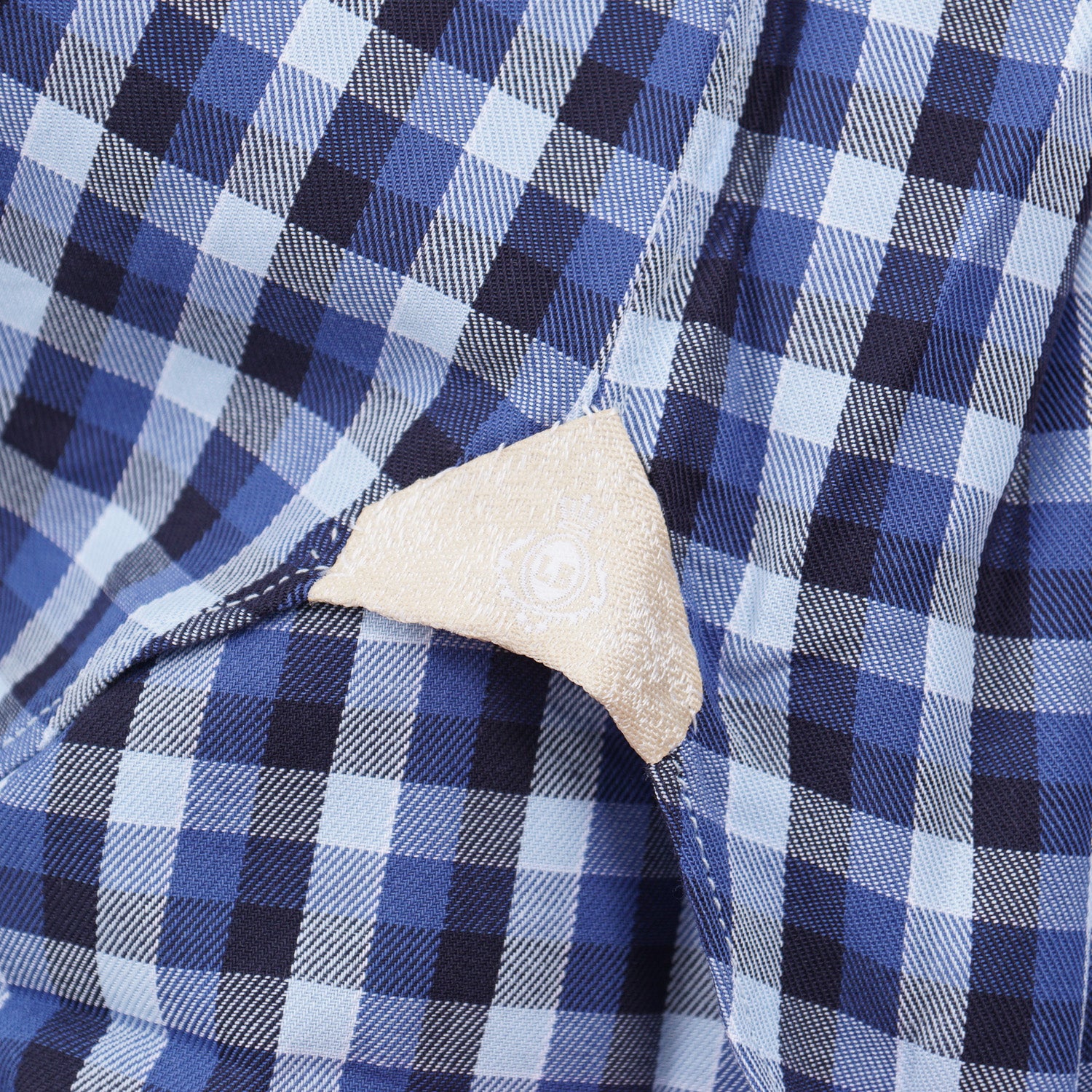 Luigi Borrelli Men's Layered Check Cotton Shirt - Classic Plaid Button Down for Casual & Business Wear