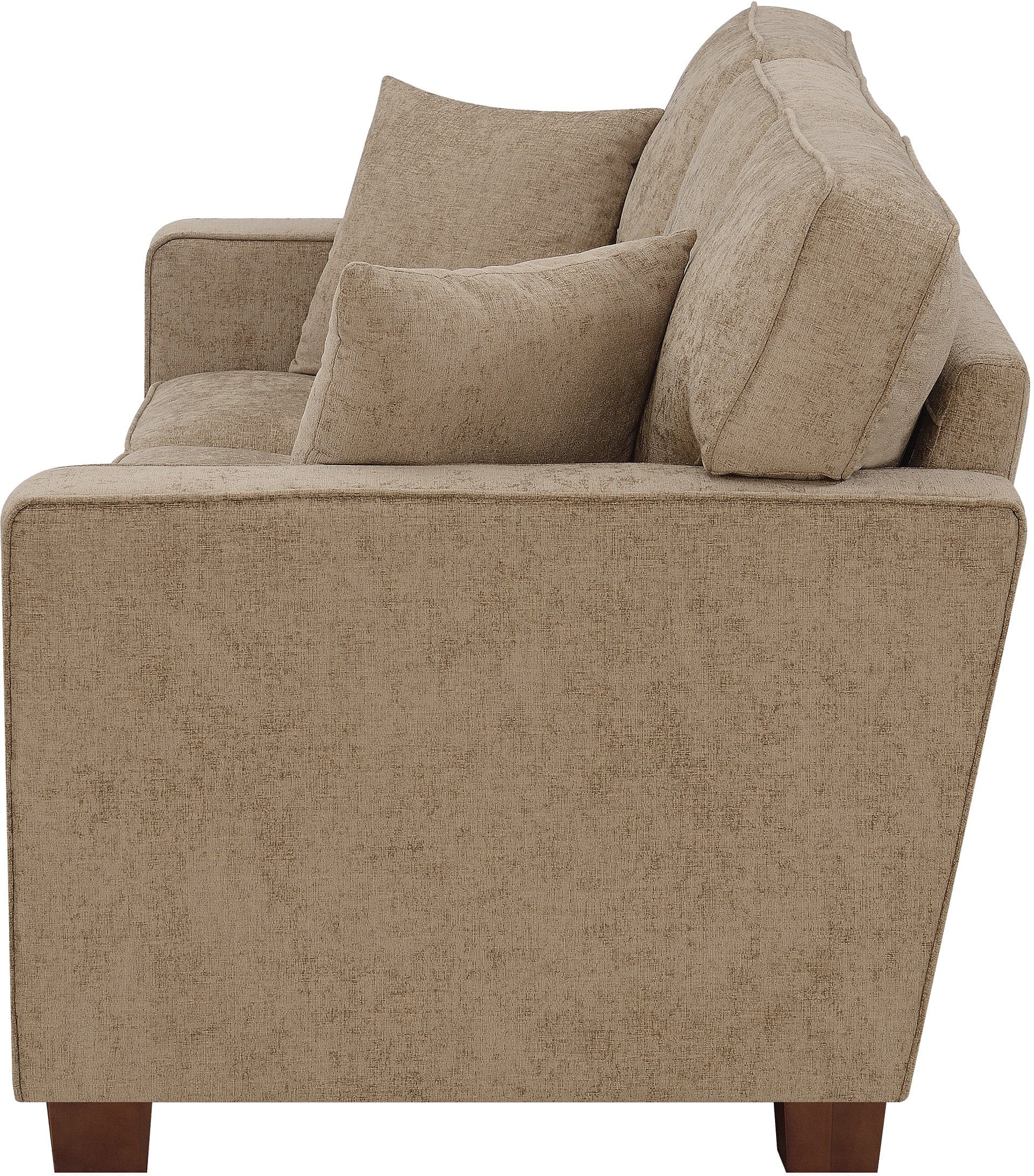 Office Star Russell 3-Seater Sofa [RSL53] - Comfortable Fabric Sectional Couch for Living Room, Office & Small Spaces