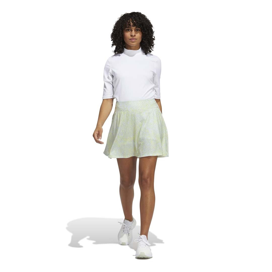 Adidas Women's Printed Frill Golf Skirt (HT1970) - Stylish & Comfortable Skirt for Golf, Tennis & Casual Wear