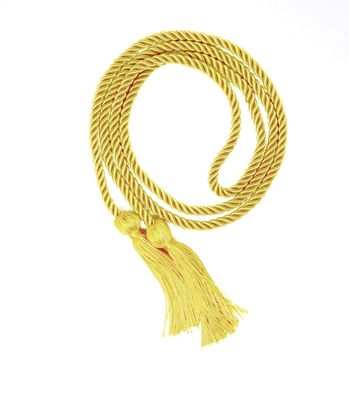 Apricot Solid Color Graduation Honor Cords - Single or Double Stoles for Academic Achievements | Perfect for Graduation Ceremonies & School Events