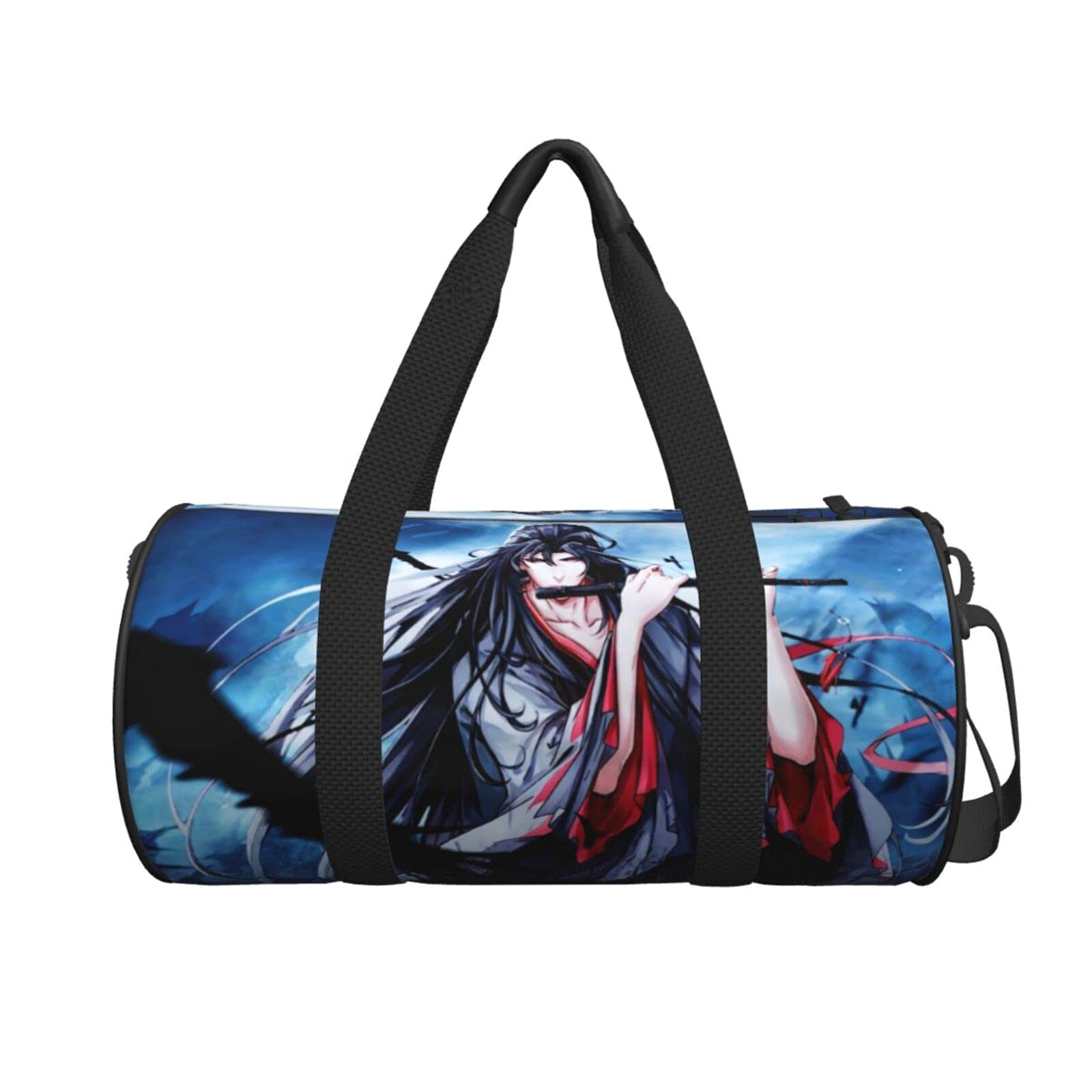 Mo Dao Zu Shi Anime Gym Bag - Large Capacity Round Travel Sports Bag for Men & Women - Perfect for Gym, Travel & Cosplay